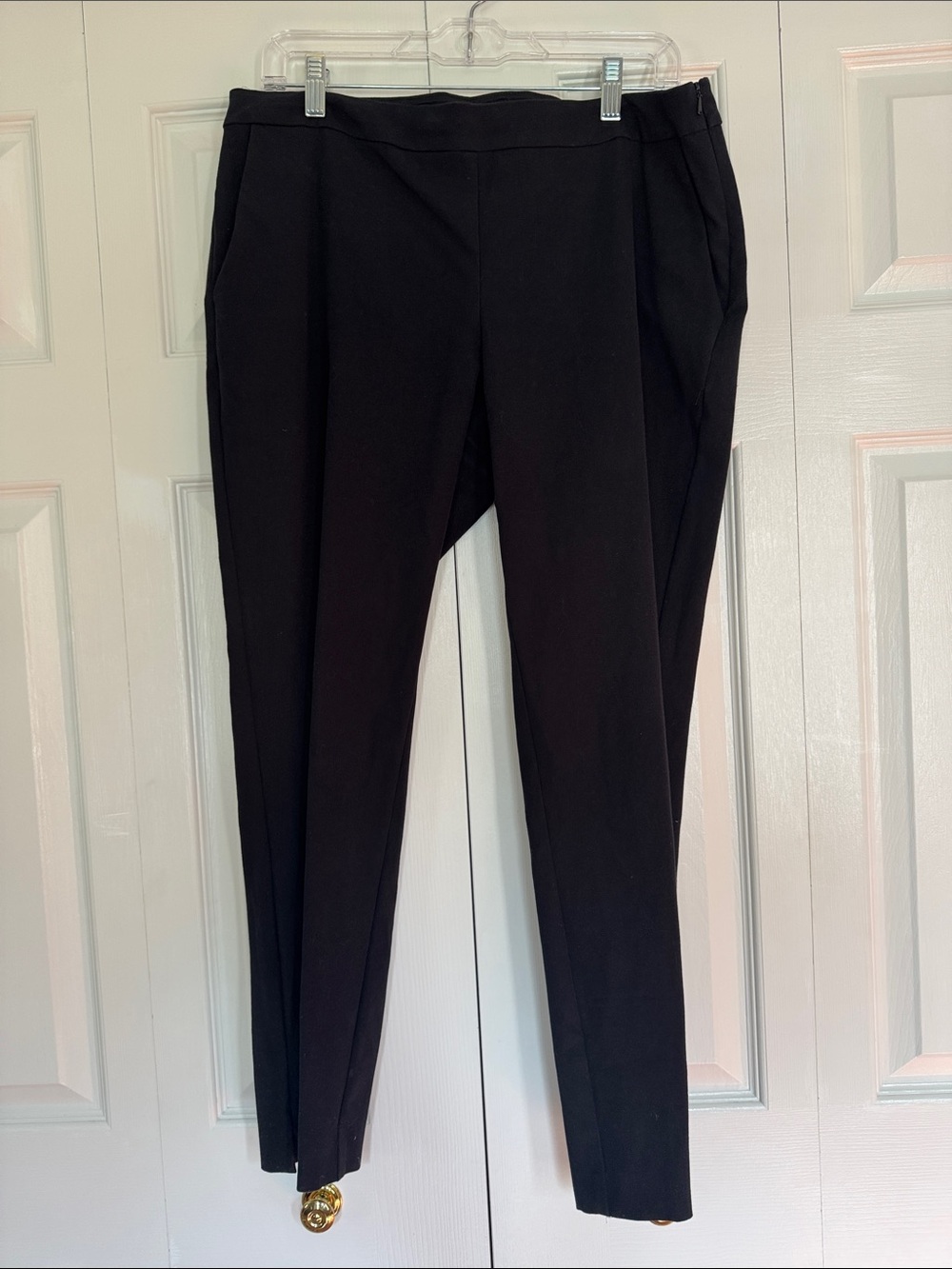 Eileen Fisher Black Skinny Ponte Pants